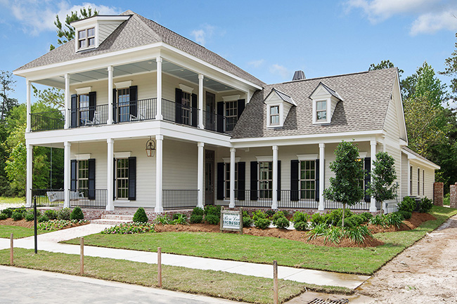 2015 Parade of Homes House. Custom-built new home in Terra Bella Village in Covington, Louisiana, in St. Tammany Parish.