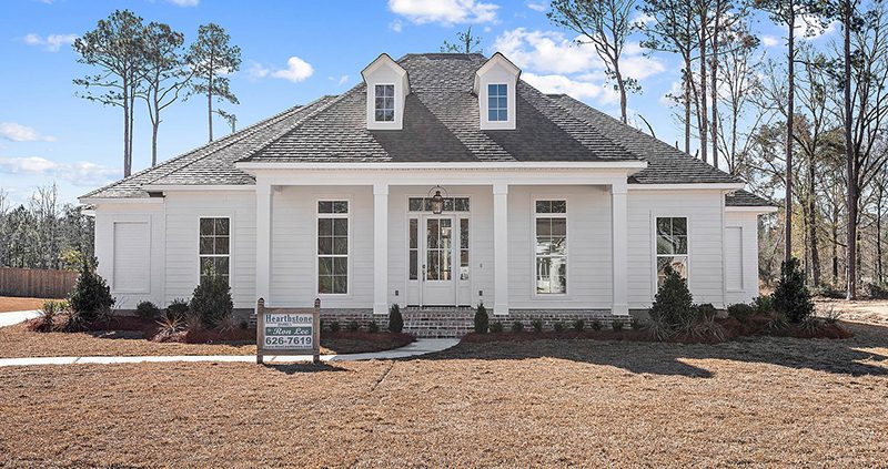 This custom built home is close to New Orleans in Covington.